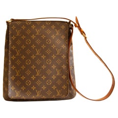 2000er Louis Vuitton Musette Monogramm Umhängetasche/Schulter-/Cross Body Bag