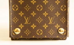 2000s Louis Vuitton Necklace Case in Brown Monogram Coated Canvas
