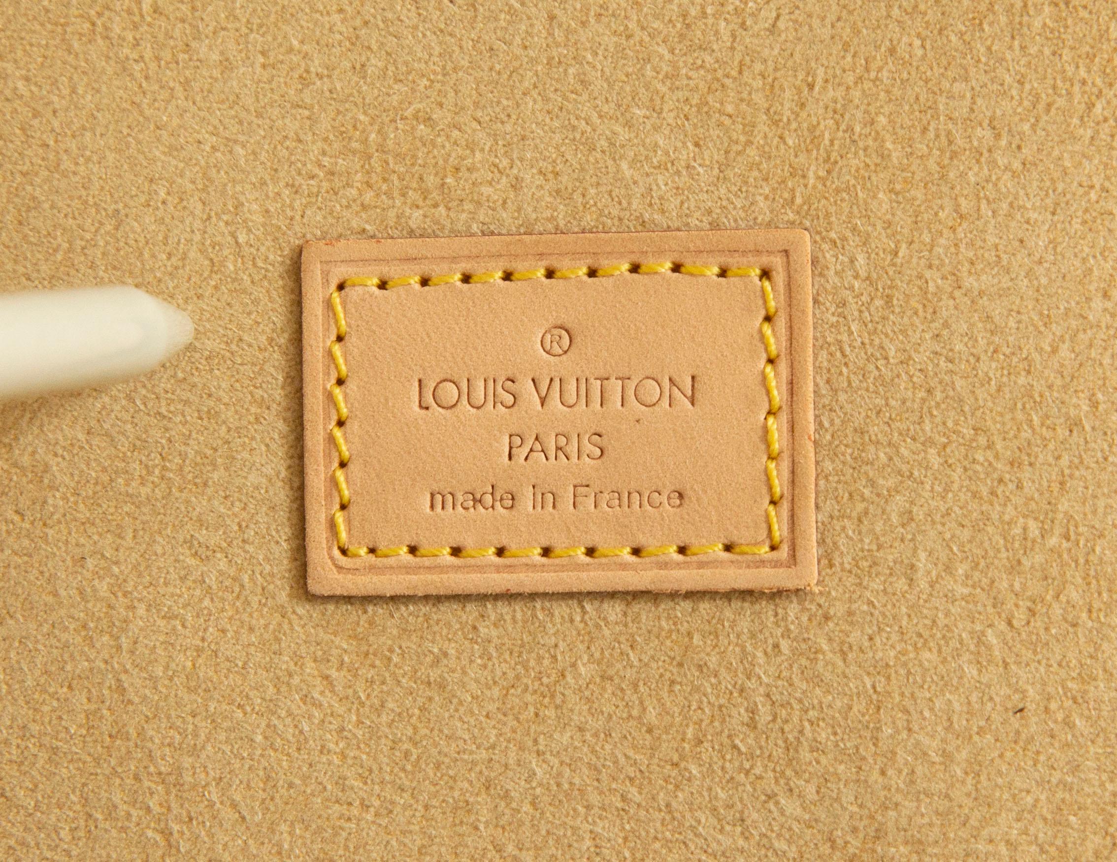 2000s Louis Vuitton Necklace Case in Brown Monogram Coated Canvas For Sale 4
