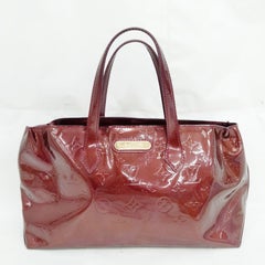 2000s Louis Vuitton Purple Vernis Patent Leather Wilshire Hand-Bag