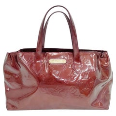 2000s Louis Vuitton Purple Vernis Patent Leather Wilshire Hand-Bag