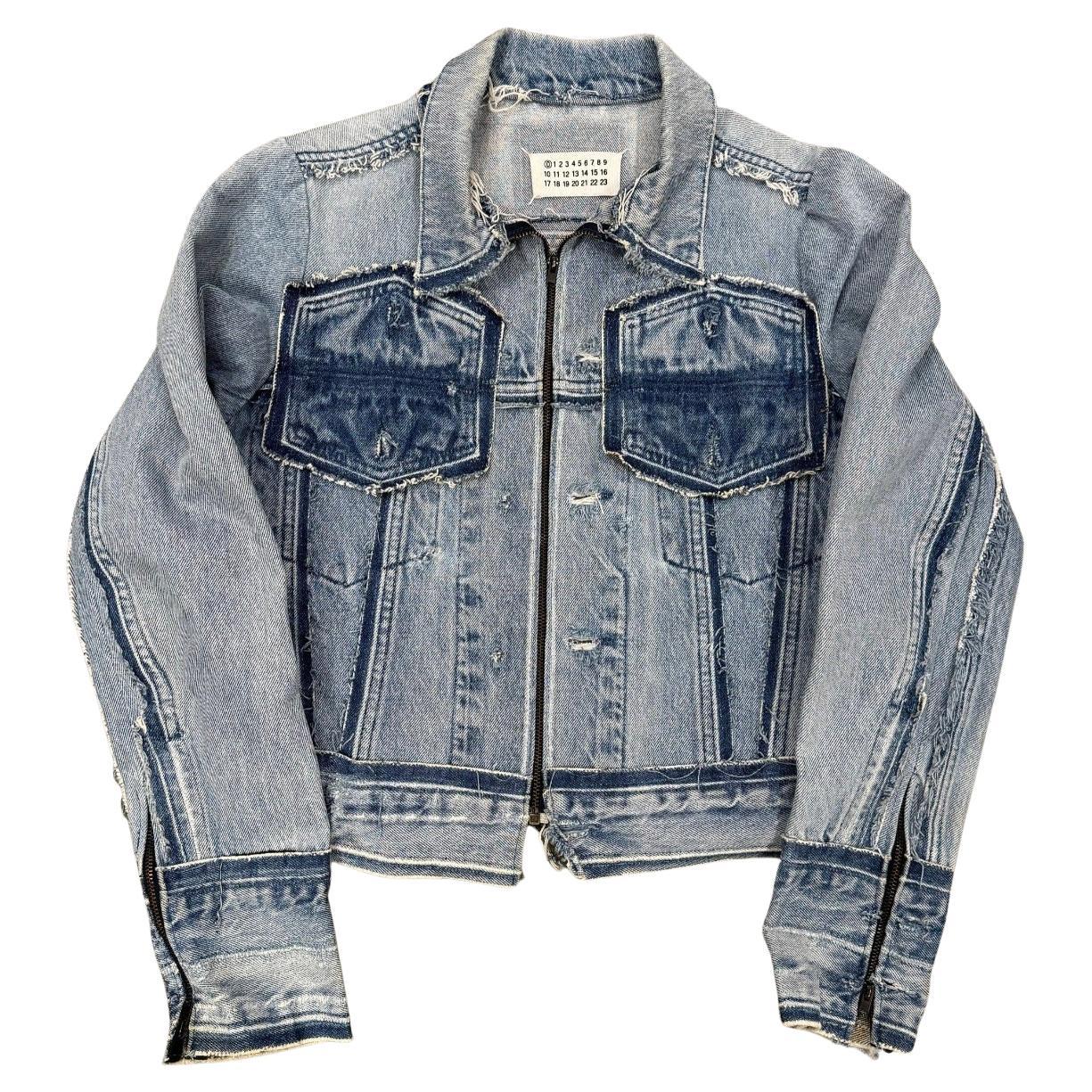 2000s Maison Margiela artisanal deconstructed denim jacket