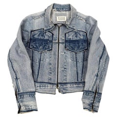2000s Maison Margiela artisanal deconstructed denim jacket