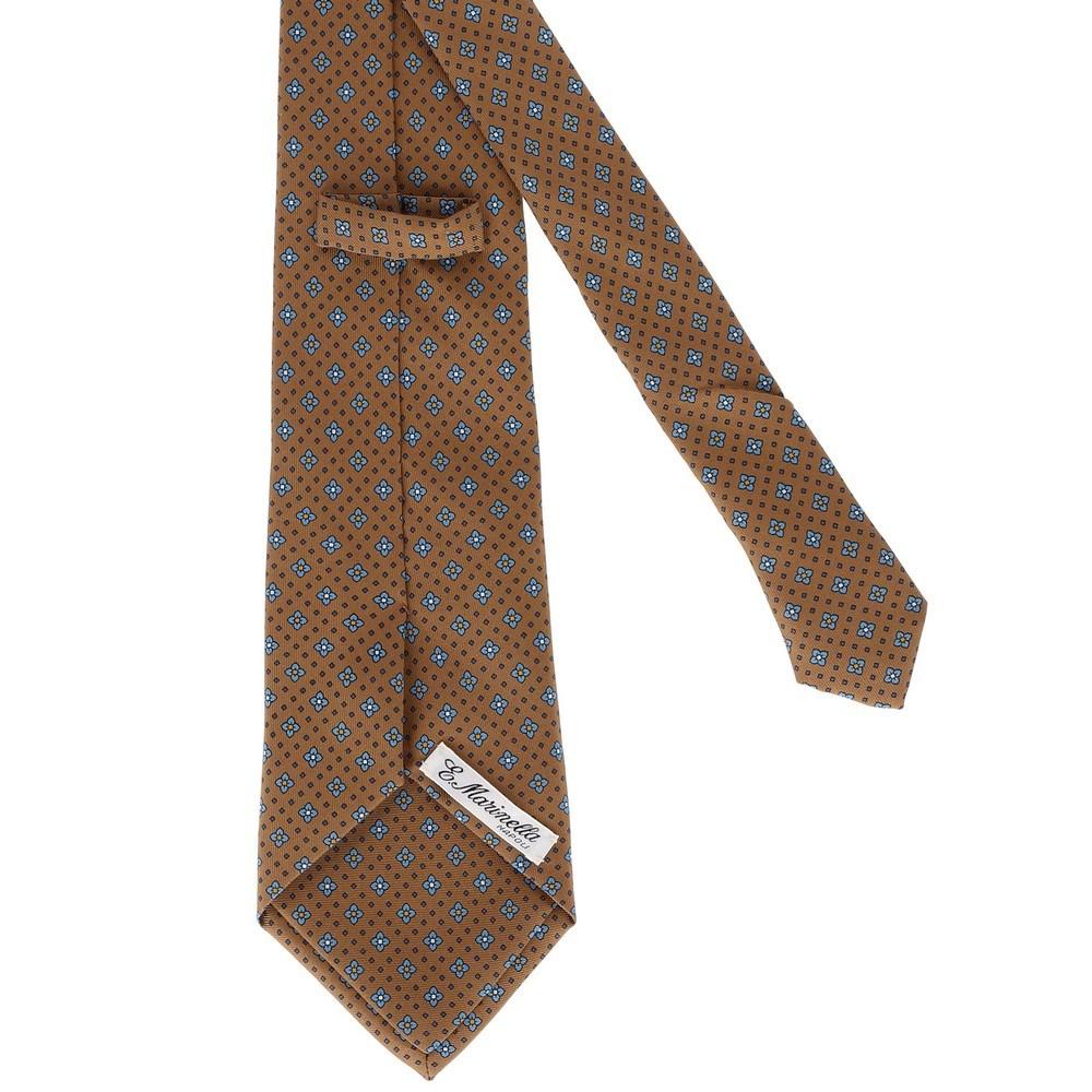 Cravate Vintage En Soie 100% - Collection John Bull, Motif Chevaux Marron - Longueur Classique 57-60 Pouces