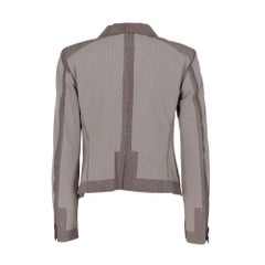 2000s Marithé + François Girbaud Vintage jacket with houndstooth layered pattern