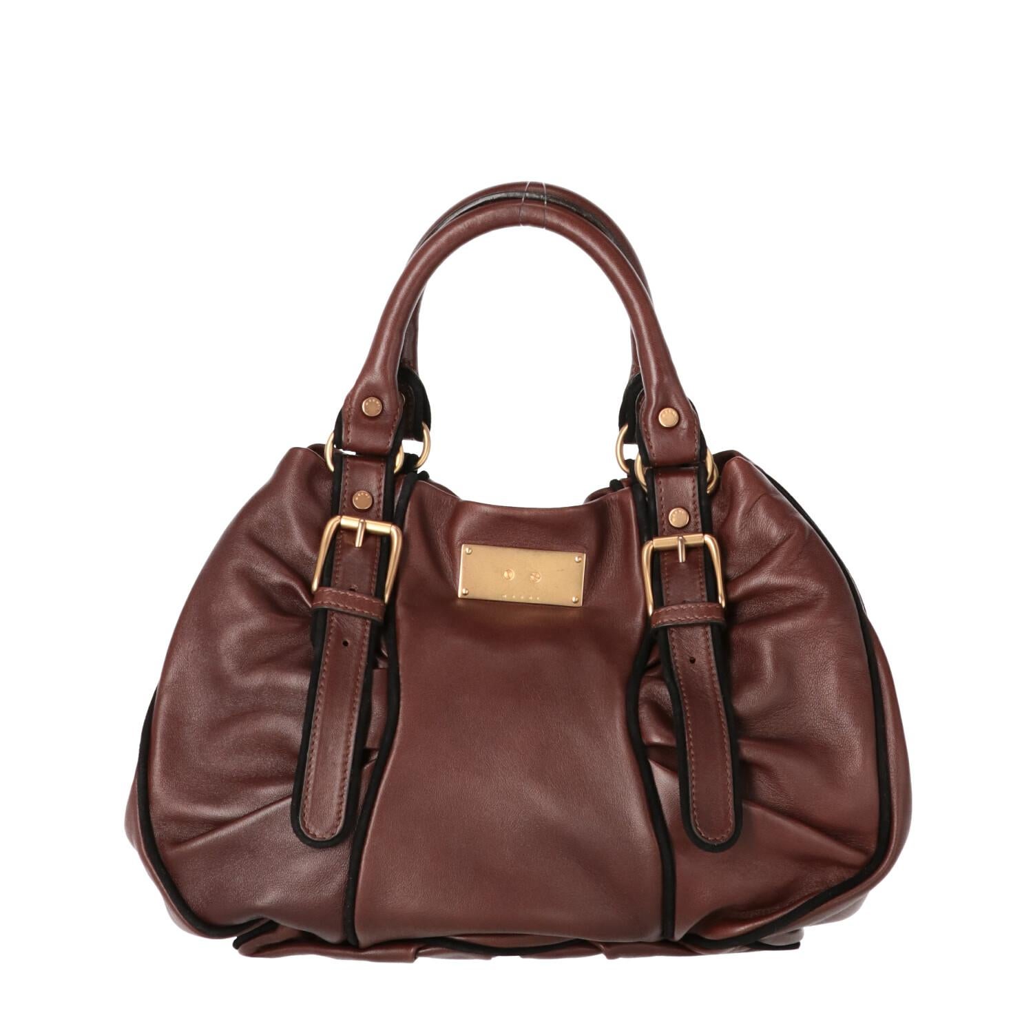Women's 2000s Marni Brown Leather Bag