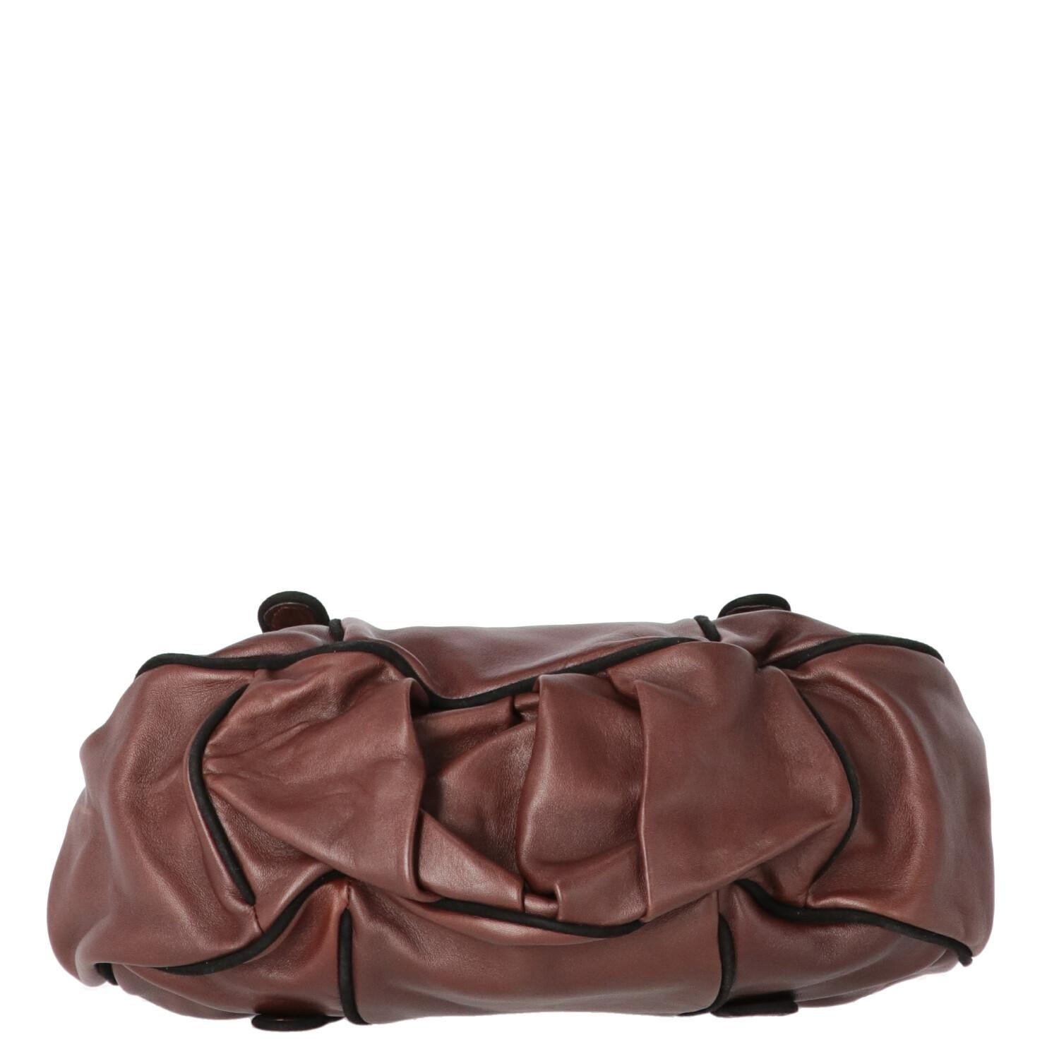 2000s Marni Brown Leather Bag 2