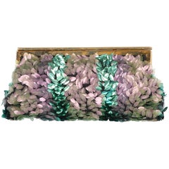 2000s Marni Iridescent Sequins Clutch