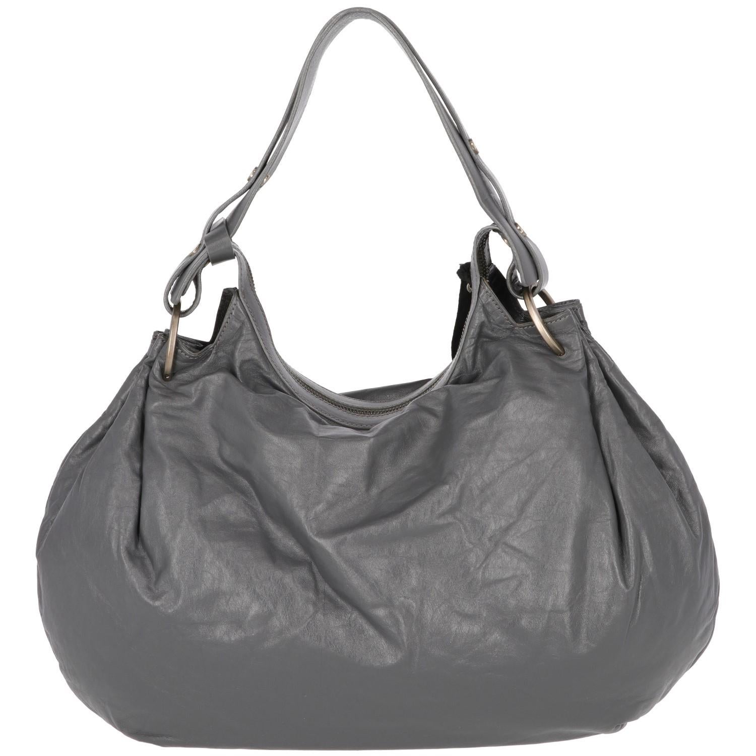 Gray 2000s Marni Leather Grey Bag