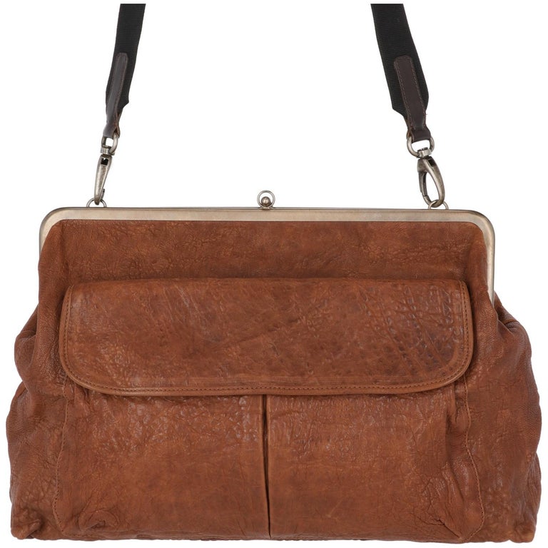 2000s Marni Leather Shoulder Bag at 1stDibs