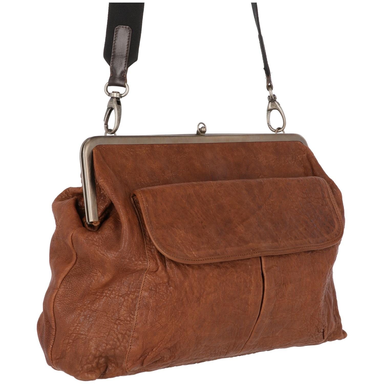 Brown 2000s Marni Leather Shoulder Bag
