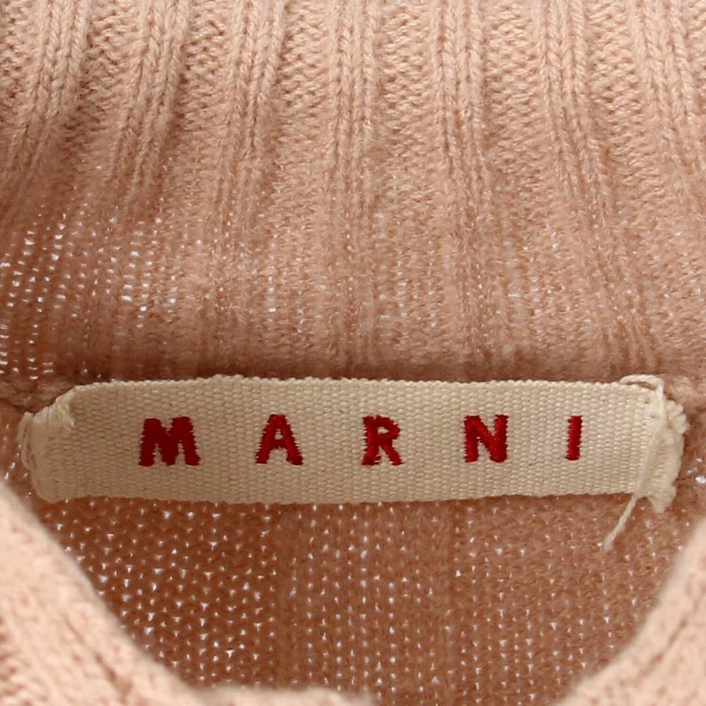 Beige 2000s Marni old rose blend wool cardigan