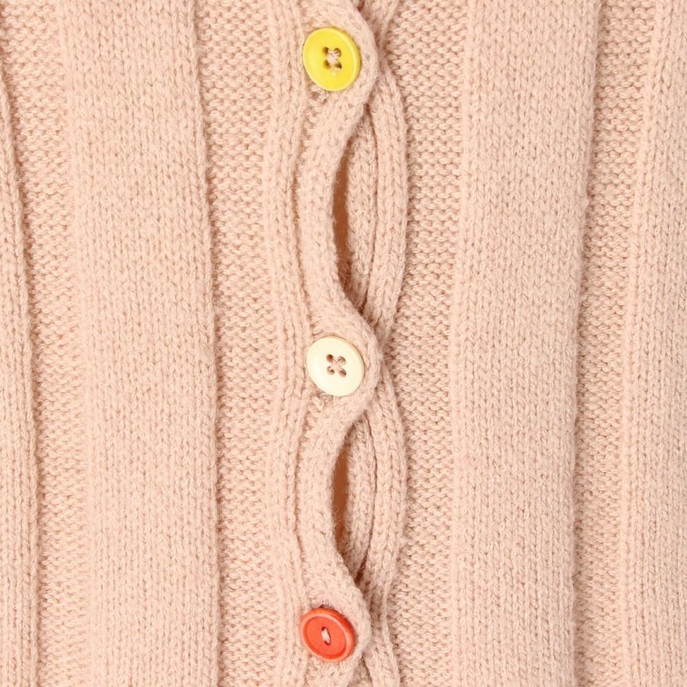 2000s Marni old rose blend wool cardigan In Excellent Condition In Lugo (RA), IT