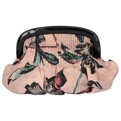 2000s Marni Pink Floral Clutch 