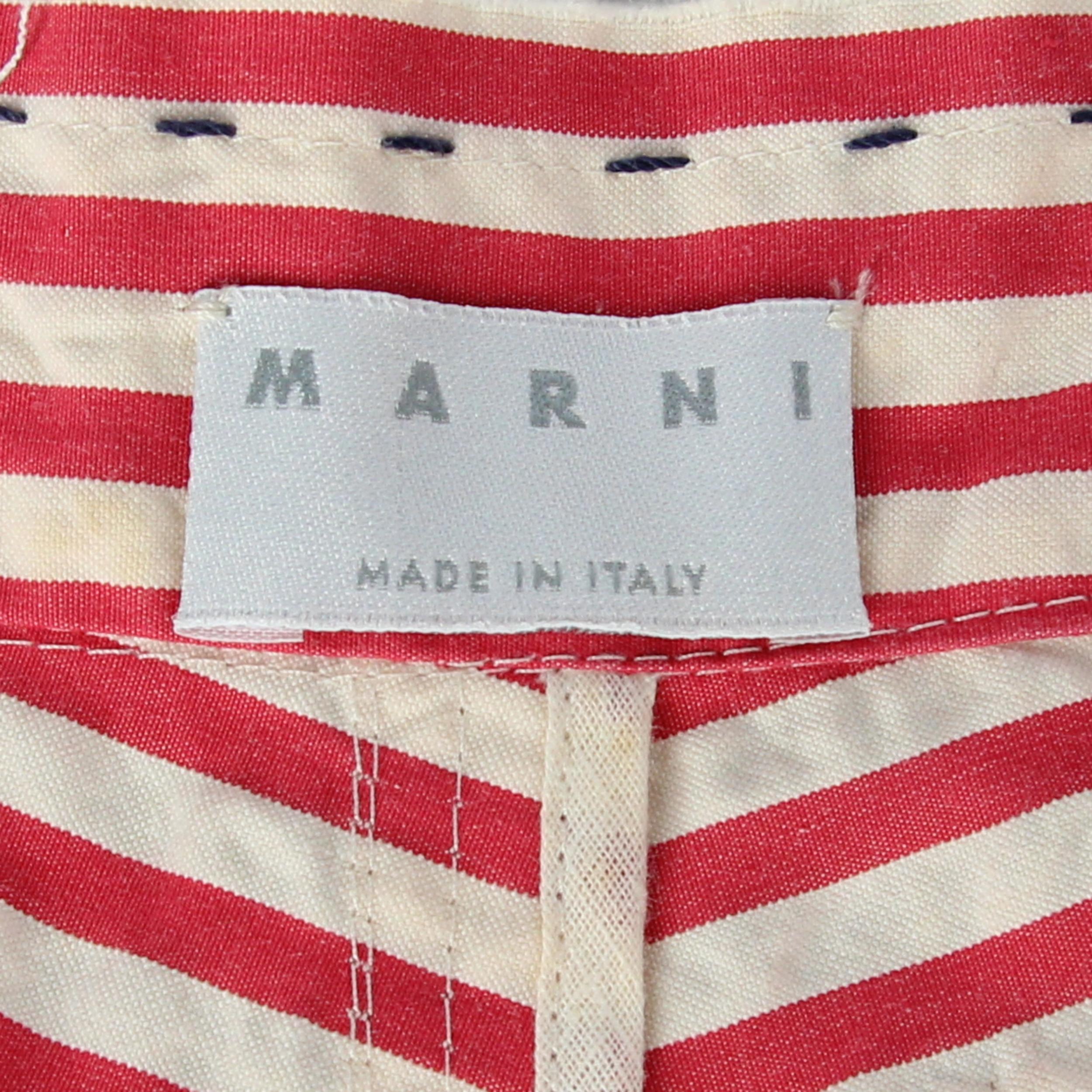 2000s Marni Striped Trousers 4