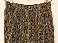 2000s Missoni Multicolor Multifabric Pants Size IT 46 Fits 1-2 Sizes Smaller
