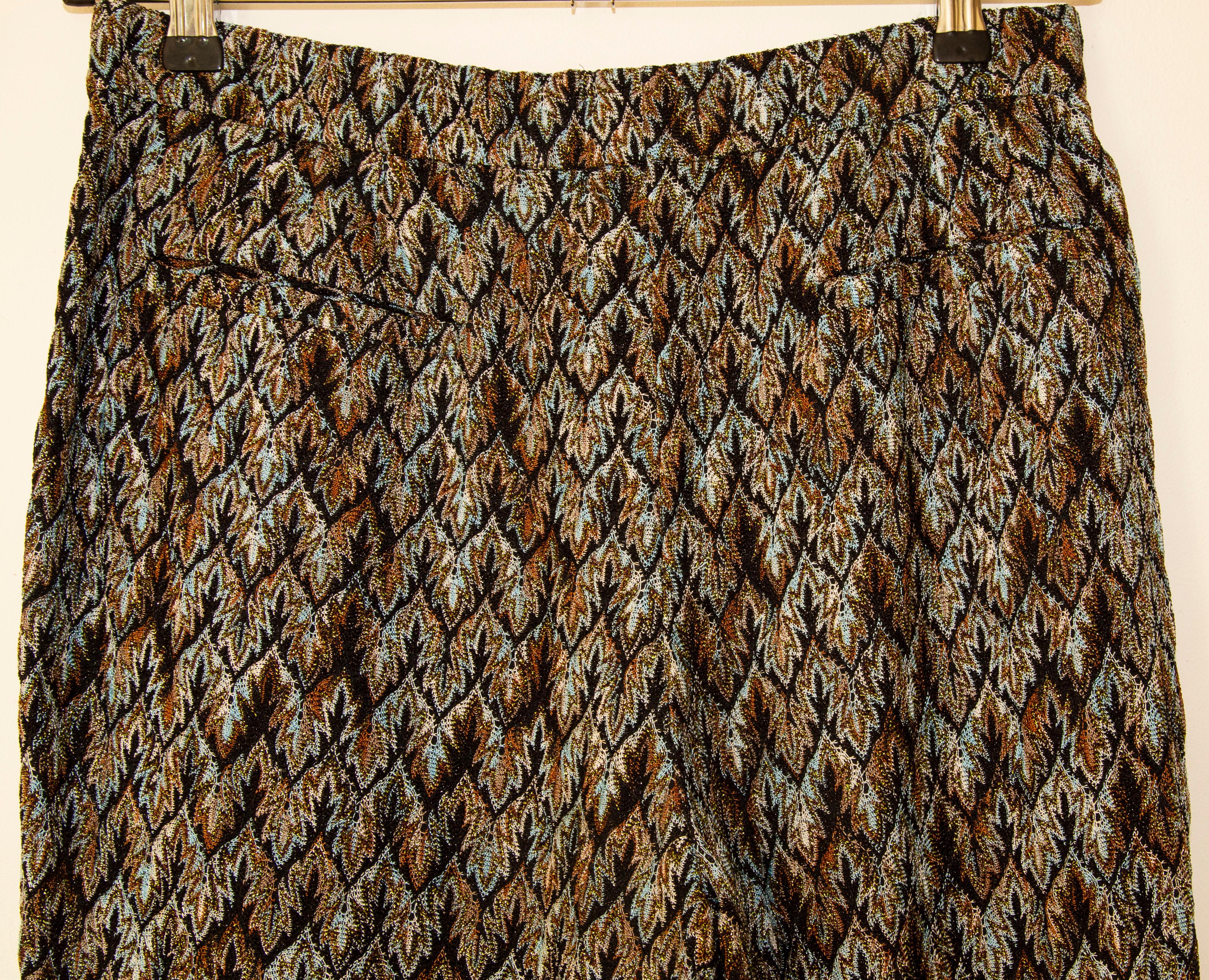 2000s Missoni Multicolor Multifabric Pants Größe IT 46 Passt 1-2 Größen kleiner im Zustand „Hervorragend“ im Angebot in Arnhem, NL