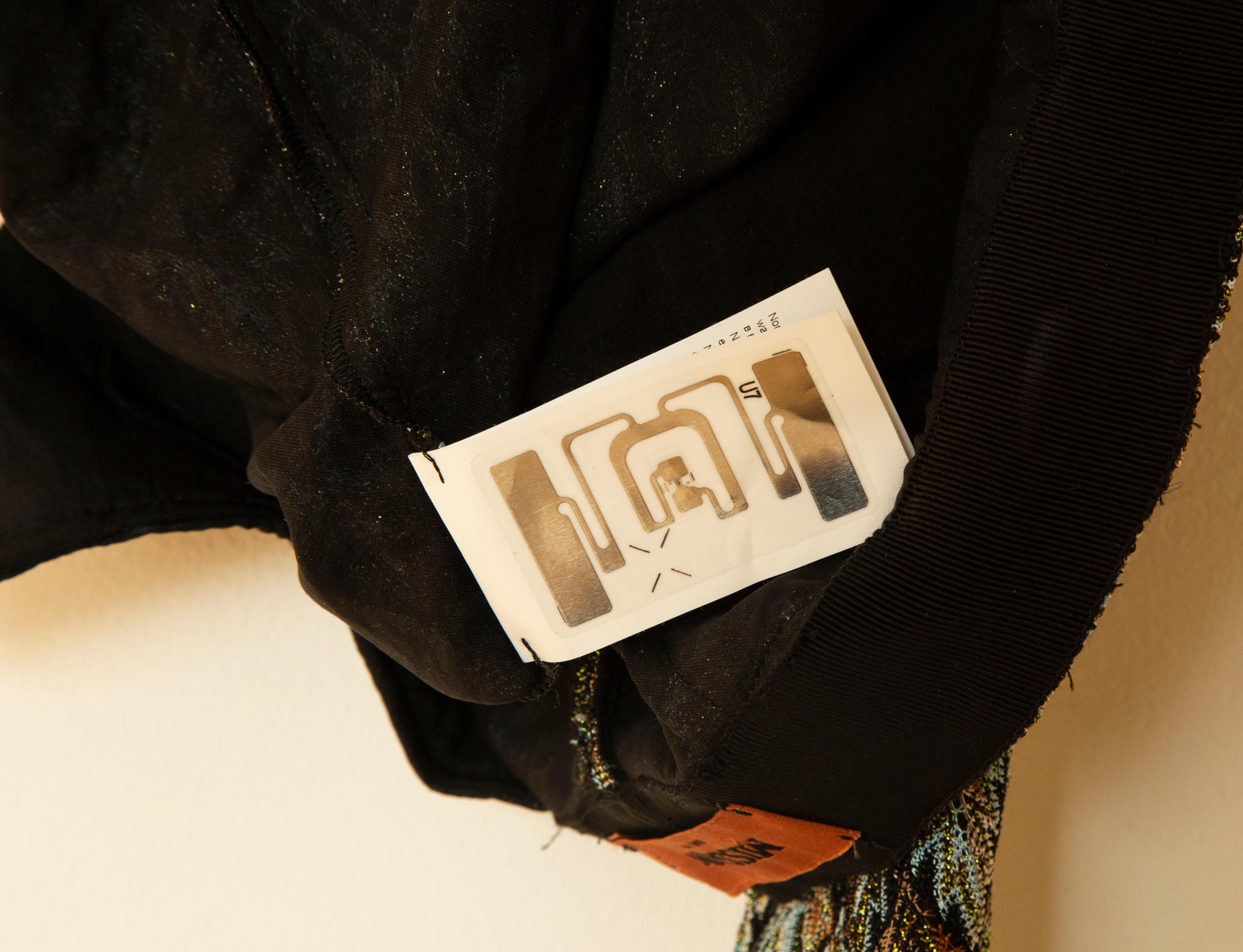 2000s Missoni Multicolor Multifabric Pants Größe IT 46 Passt 1-2 Größen kleiner im Angebot 4