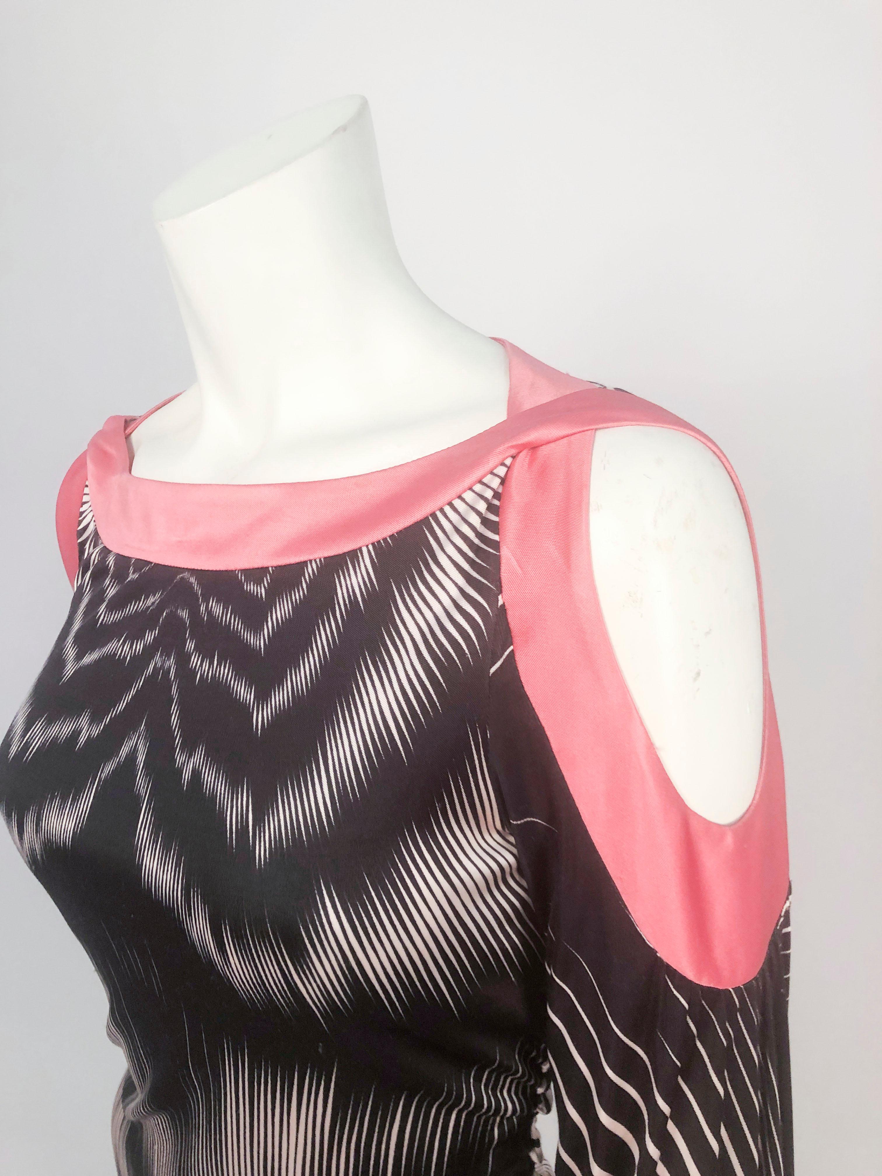 2000s Missoni Printed Blouse with Bell Sleeves In Good Condition In San Francisco, CA