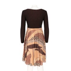 2000s Missoni Vintage Multicolor wool midi dress