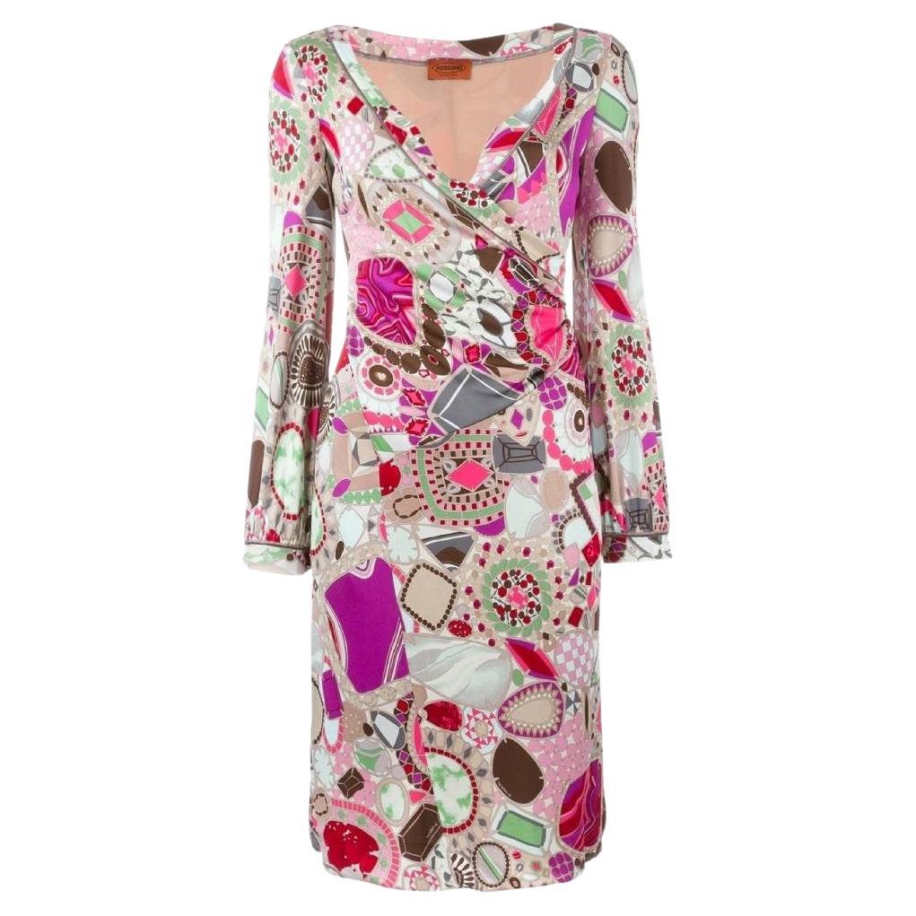 Missoni Collectible 2005 Plunging Decollete Open Back Crochet Knit