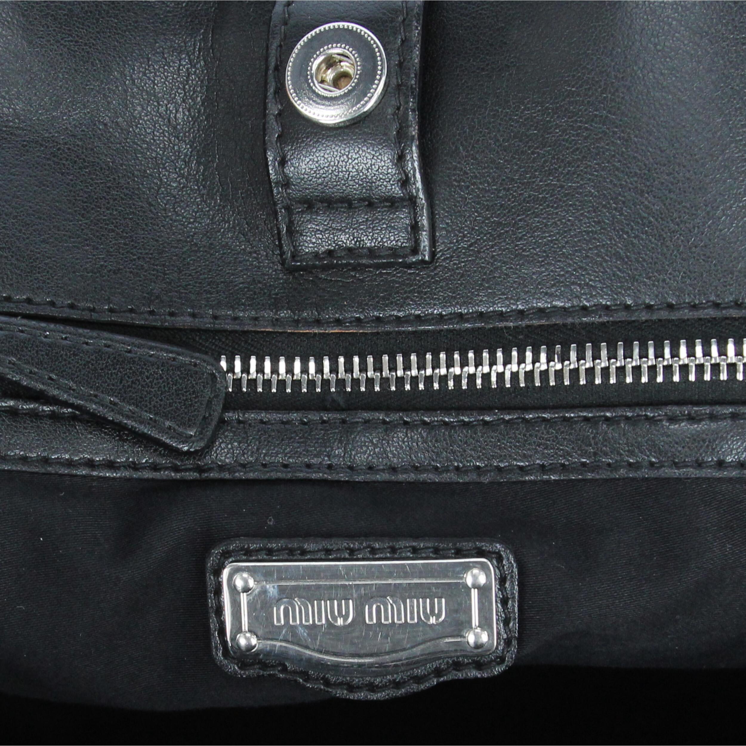 2000s Miu Miu Patent Leather Tote Bag 1