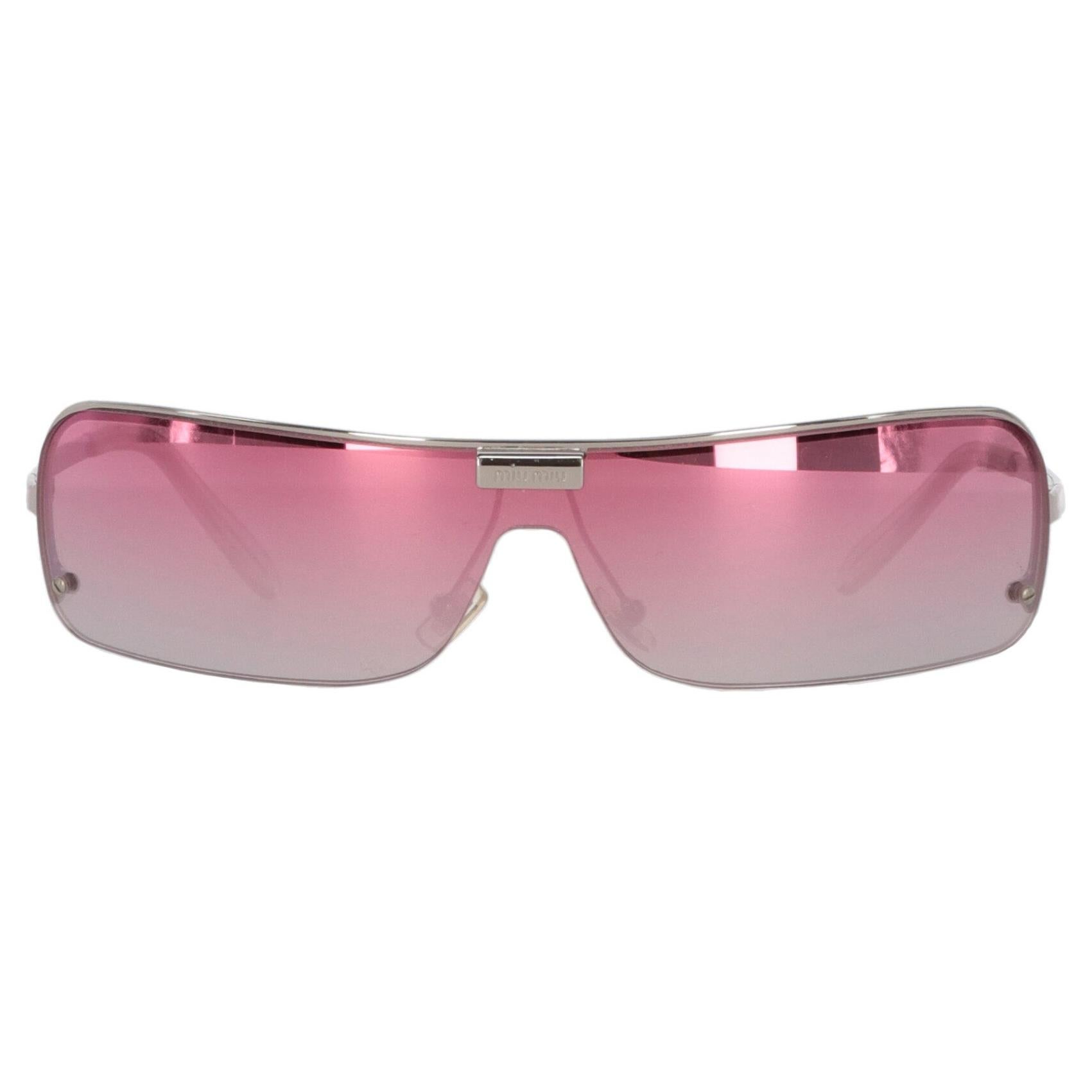 2000s Miu Miu Pink Sunglasses
