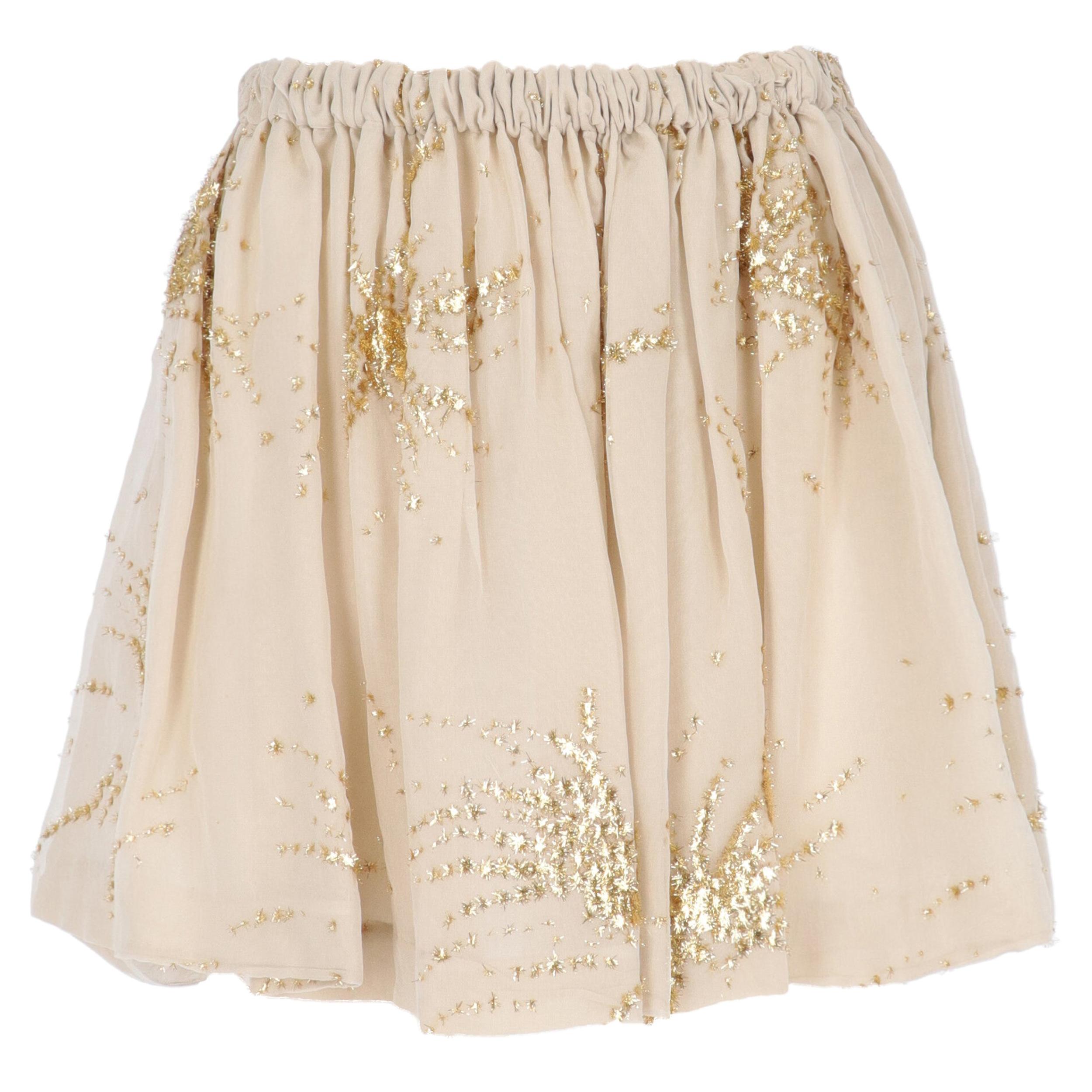 2000s Miu Miu Skirt With Applications