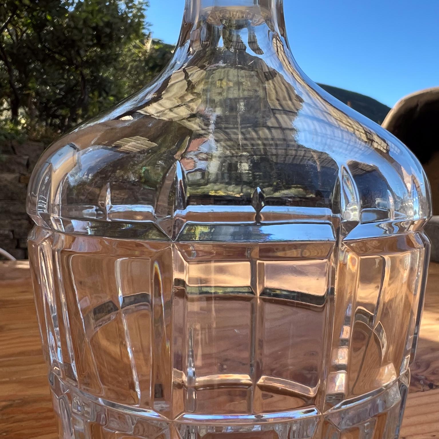 2000s Modern Lead Crystal Decanter Badash Poland 5