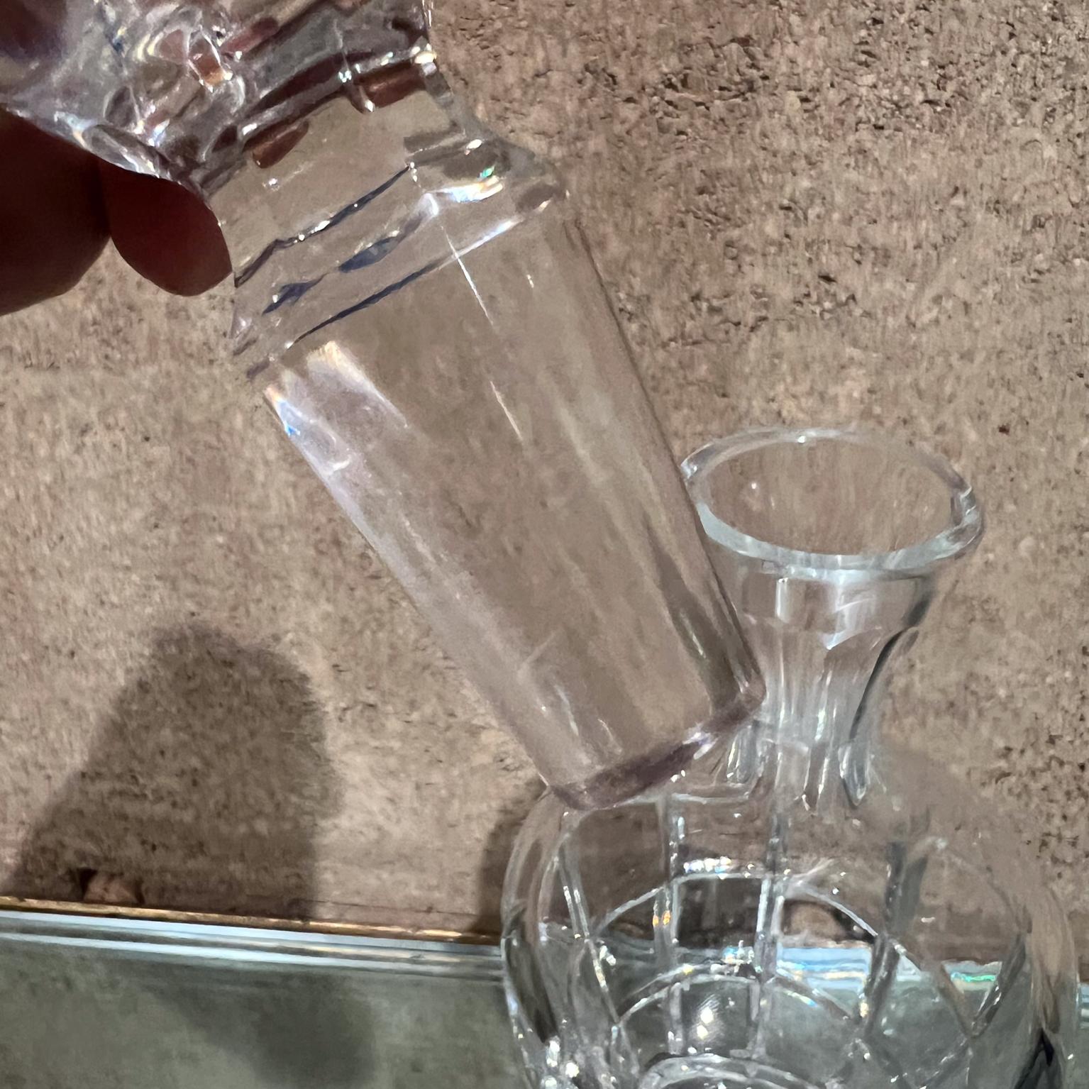 2000s Modern Lead Crystal Decanter Badash Poland 6