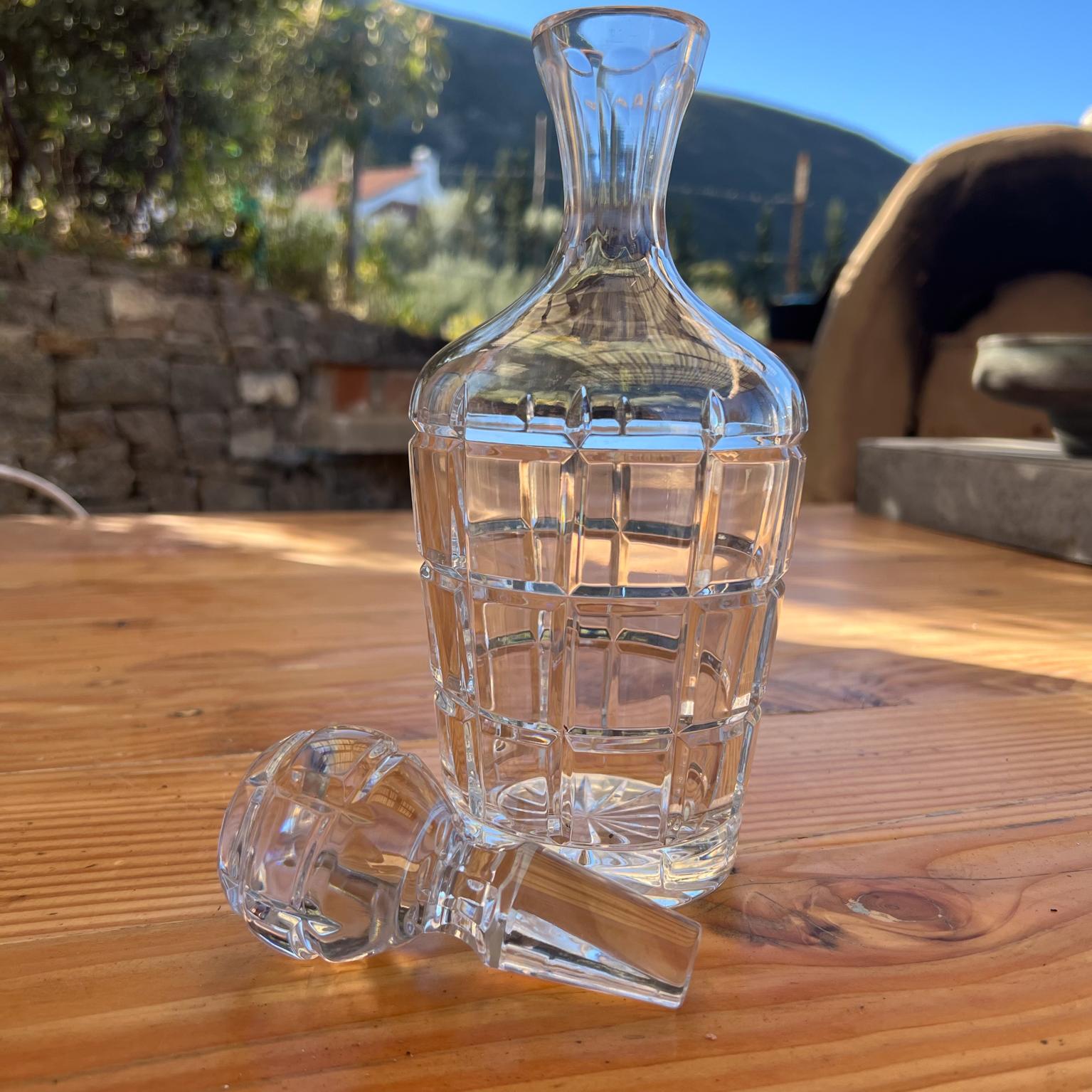 2000s Modern Lead Crystal Decanter Badash Poland 9