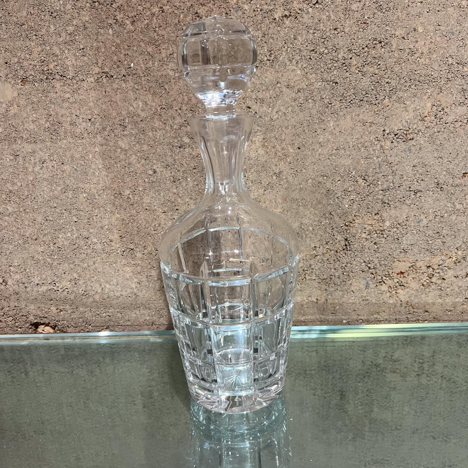 Polish 2000s Modern Lead Crystal Decanter Badash Poland