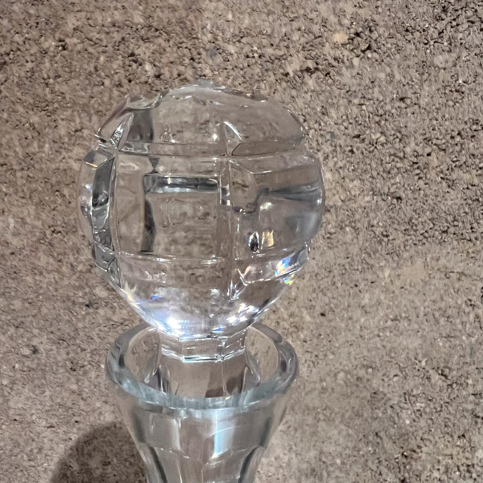 Contemporary 2000s Modern Lead Crystal Decanter Badash Poland