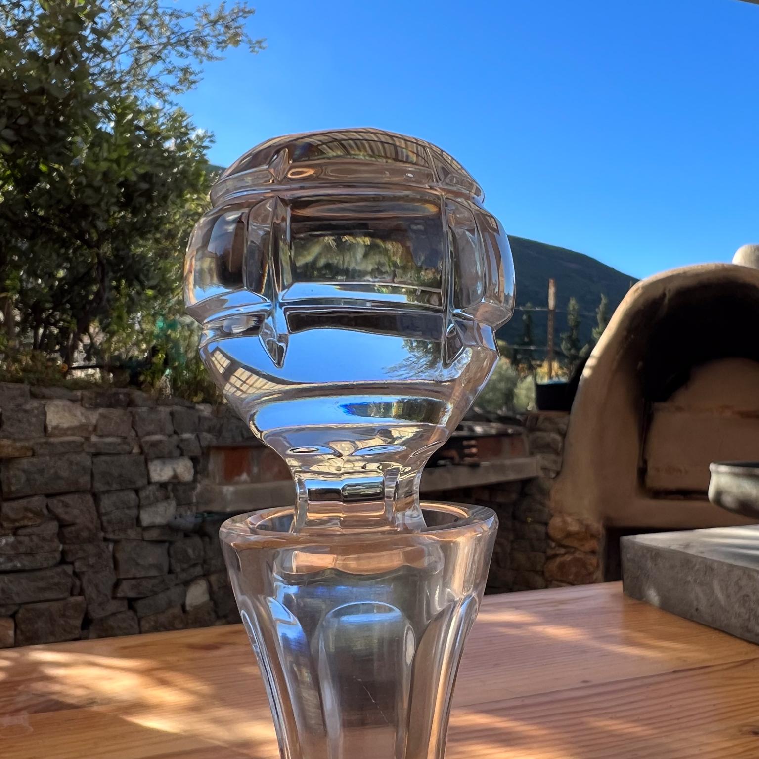 2000s Modern Lead Crystal Decanter Badash Poland 1