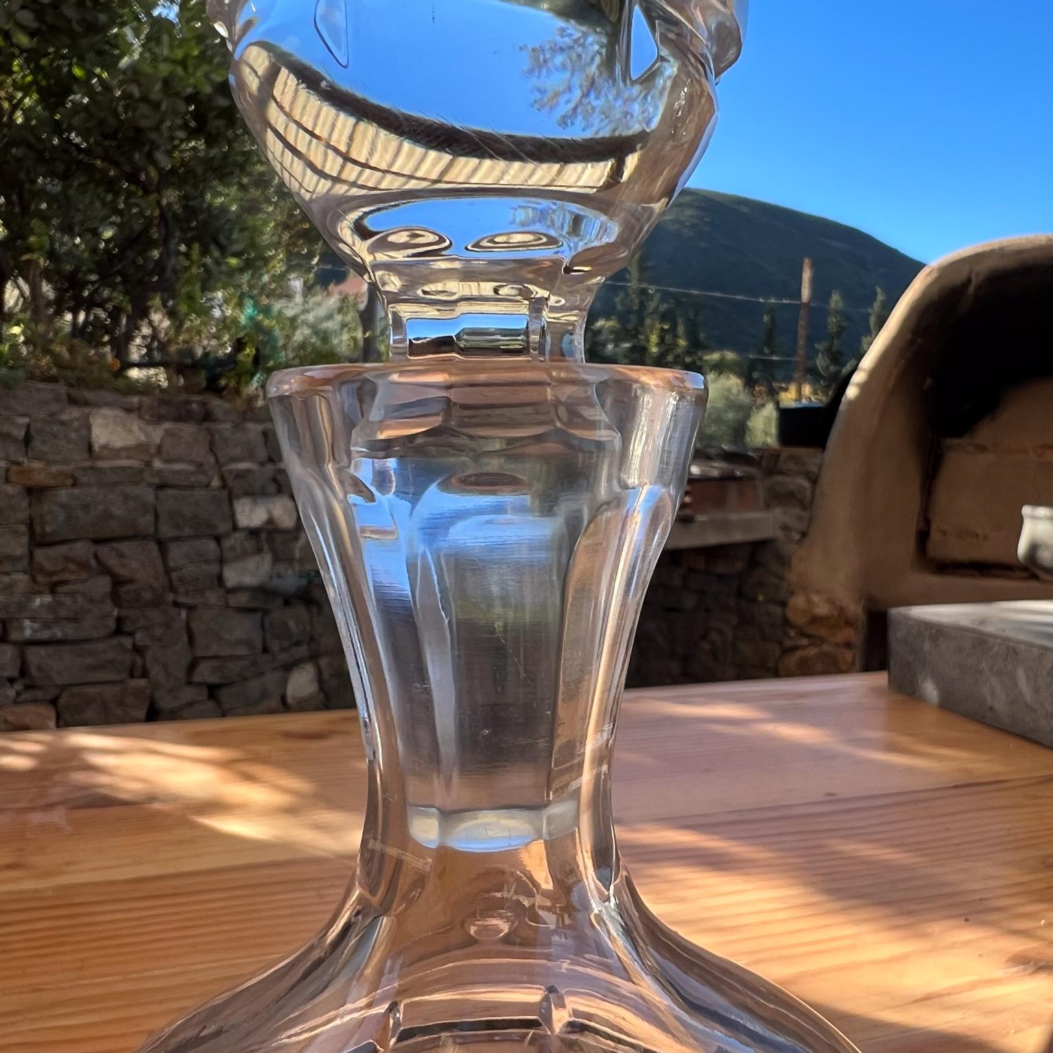 2000s Modern Lead Crystal Decanter Badash Poland 3