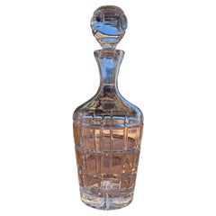 2000s Modern Lead Crystal Decanter Badash Poland
