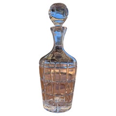 2000s Modern Lead Crystal Decanter Badash Poland