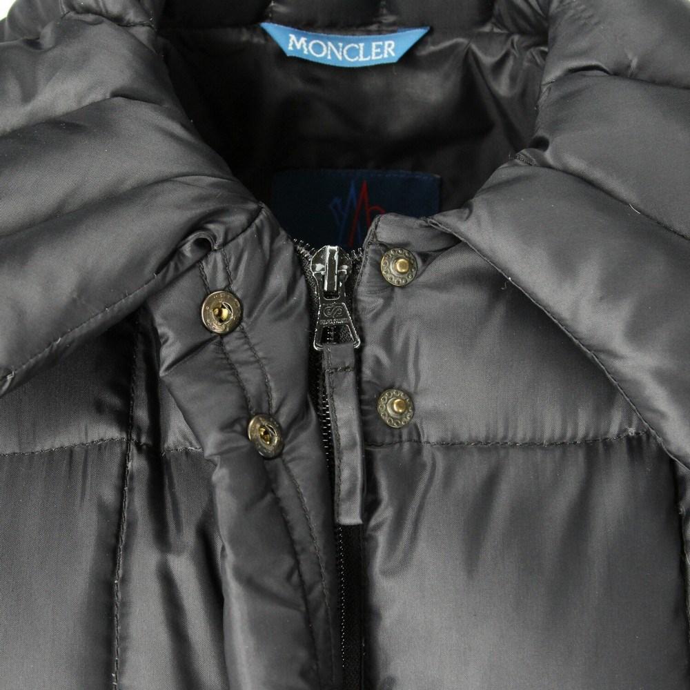 Black 2000s Moncler black quilted goose down padded jacket
