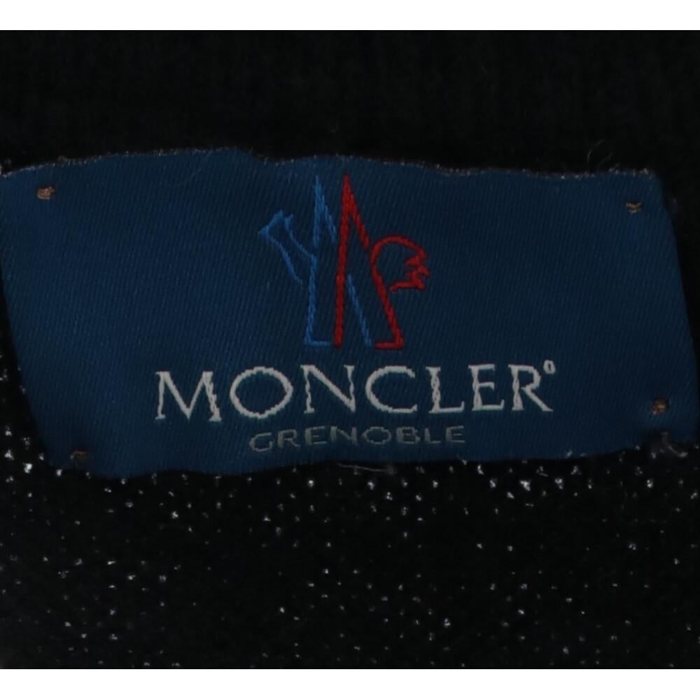 2000s Moncler black wool zipped cardigan  1