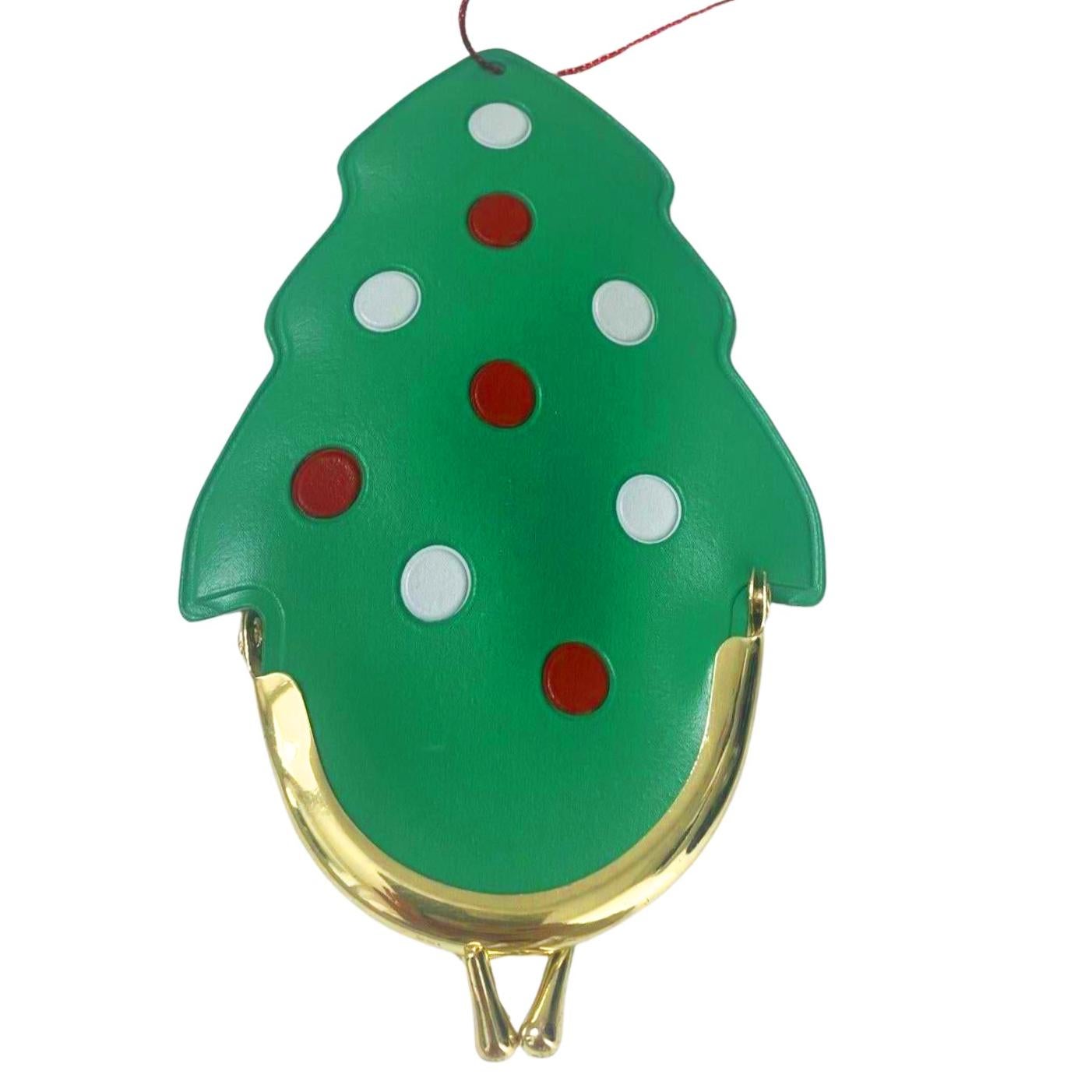 2000s Moschino Christmas Decorative Tree Ornament Purse In Good Condition For Sale In London, GB