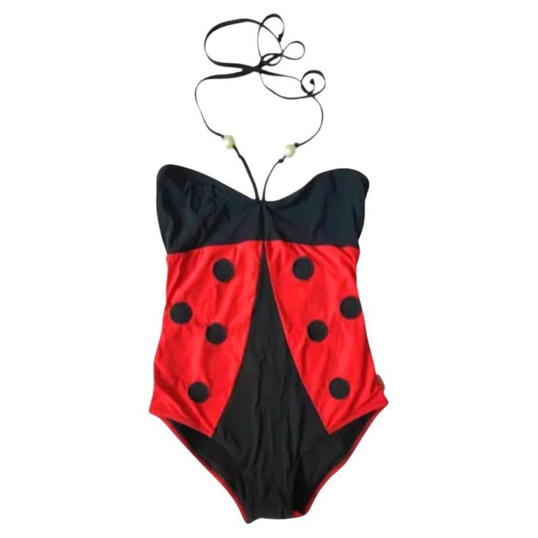 2000s Moschino Ladybird One Piece Swimsuit at 1stDibs