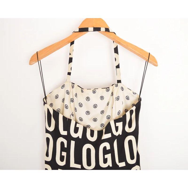 Donna Abito da cocktail Moschino anni 2000 con motivo 