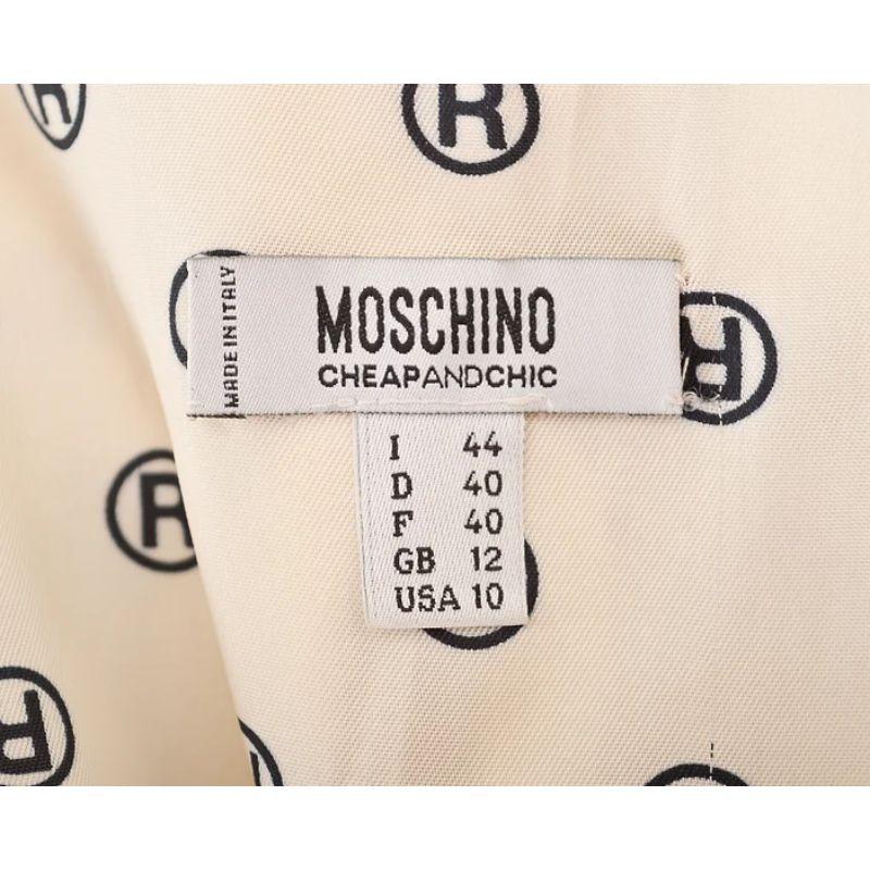 2000's Moschino 'Logo' Pattern Spell out Halter Neck Cocktail Dress For Sale 2