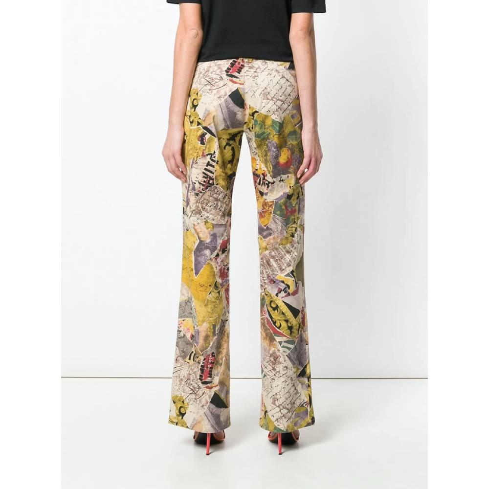 2000s Moschino Printed Trousers In Excellent Condition In Lugo (RA), IT
