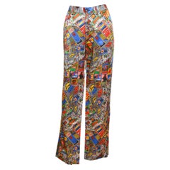 2000's Moschino Times Square Where's Waldo NYC Cartoon-Muster Hose - Hose