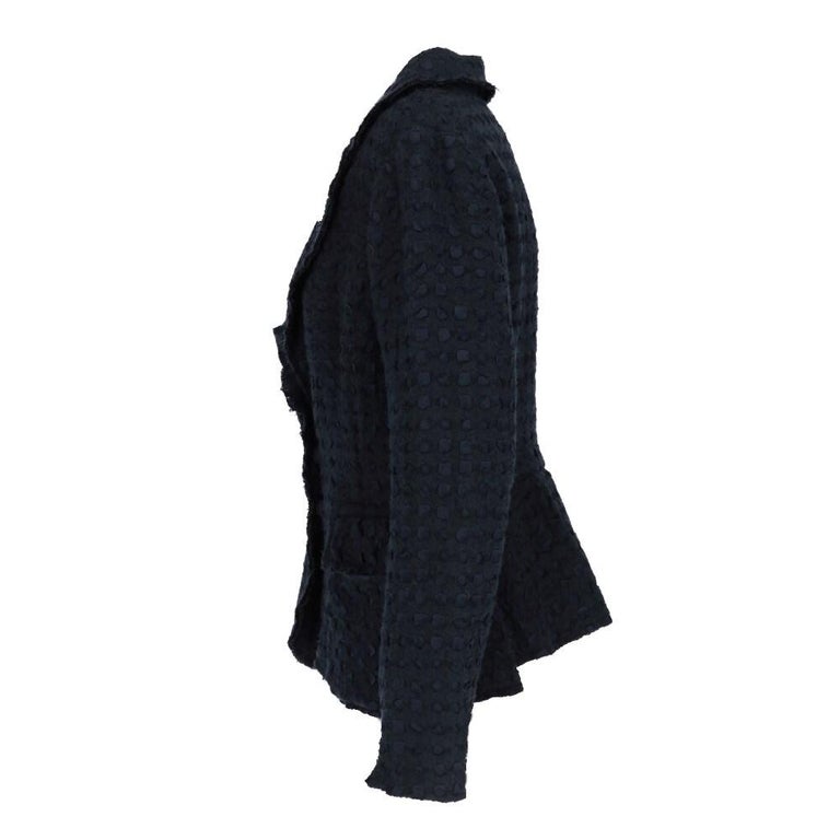 2000s Nina Ricci Vintage blue wool jacket For Sale at 1stDibs