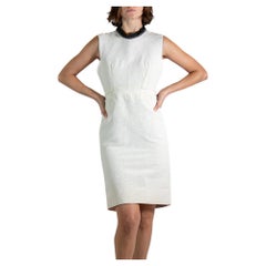 2000S Off White & Beige Dress