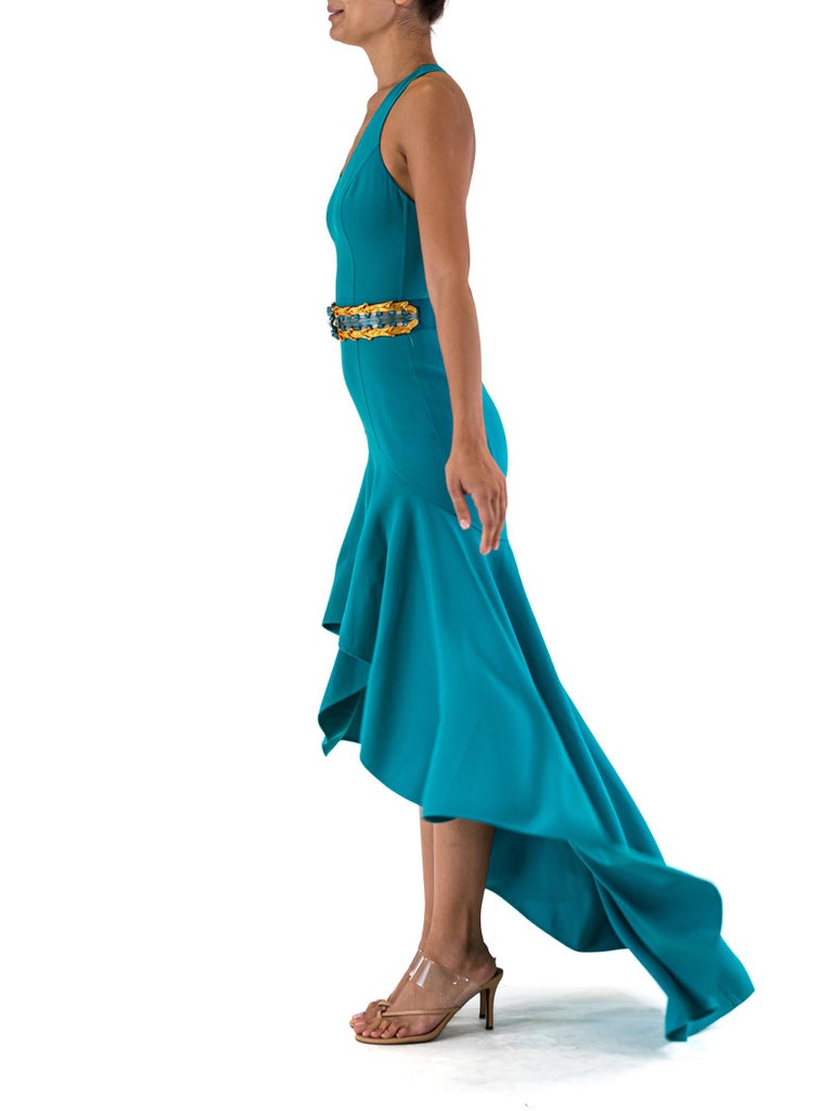 2002 Oscar De La Renta Cerulean Gowns