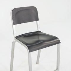 2000s Pair of Emeco for BMW Designworks 1951 Counter Stools in Black