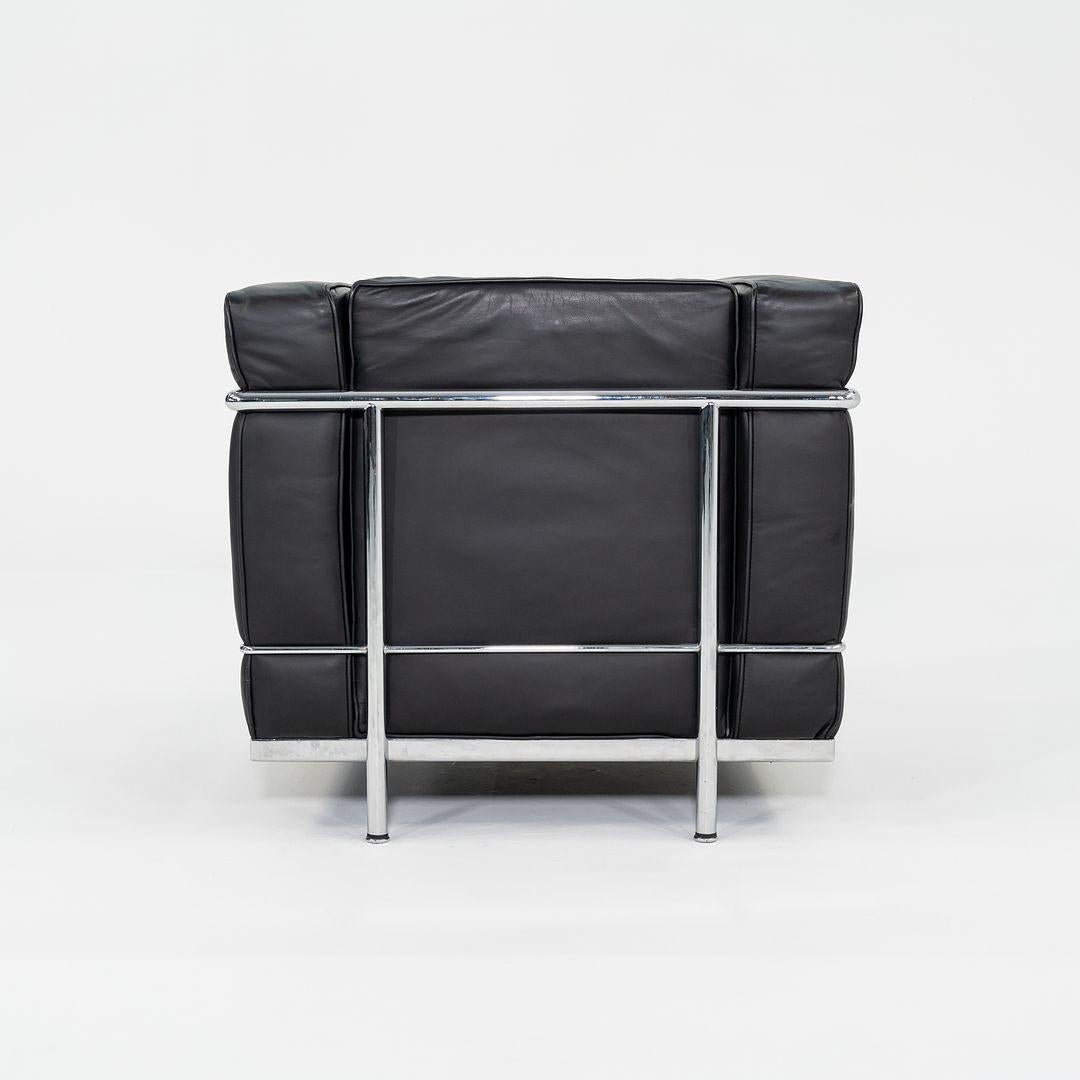 Paire de chaises longues LC2 Petit Modèle Le Corbusier, Jeanneret, Perriand, années 2000 en vente 1